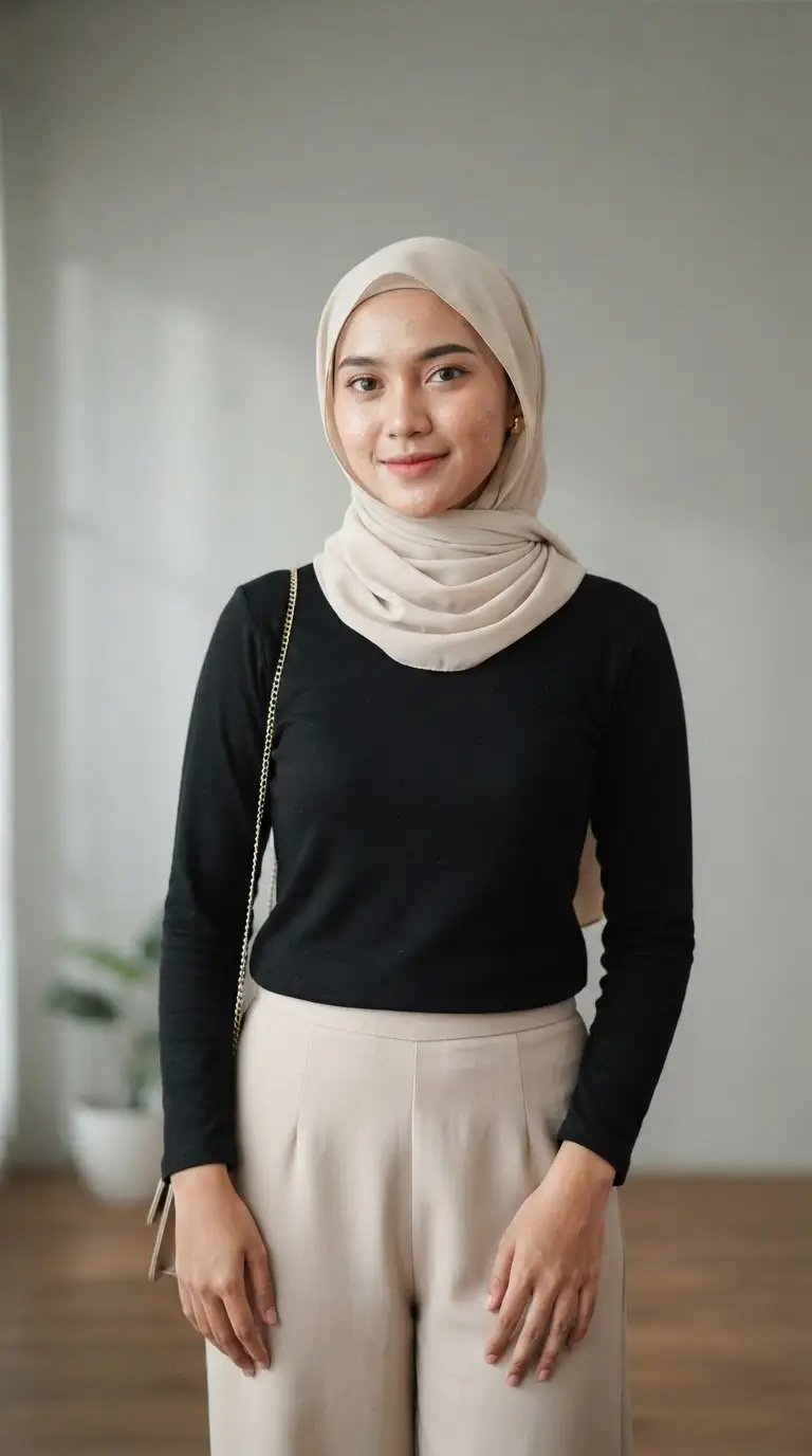 Preview of Indonesian Woman Hijab Portrait