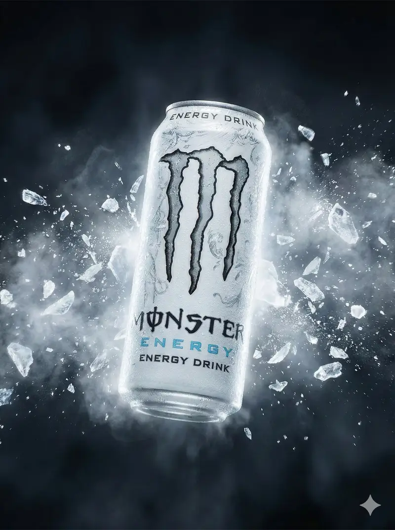 پیش‌نمایش Hyper-Realistic Commercial Portrait for Monster Energy