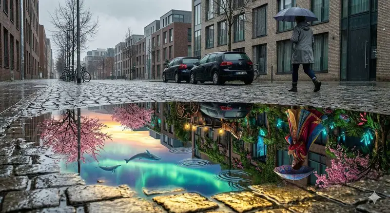 پیش‌نمایش Impossible Reflection - Parallel Reality Puddle