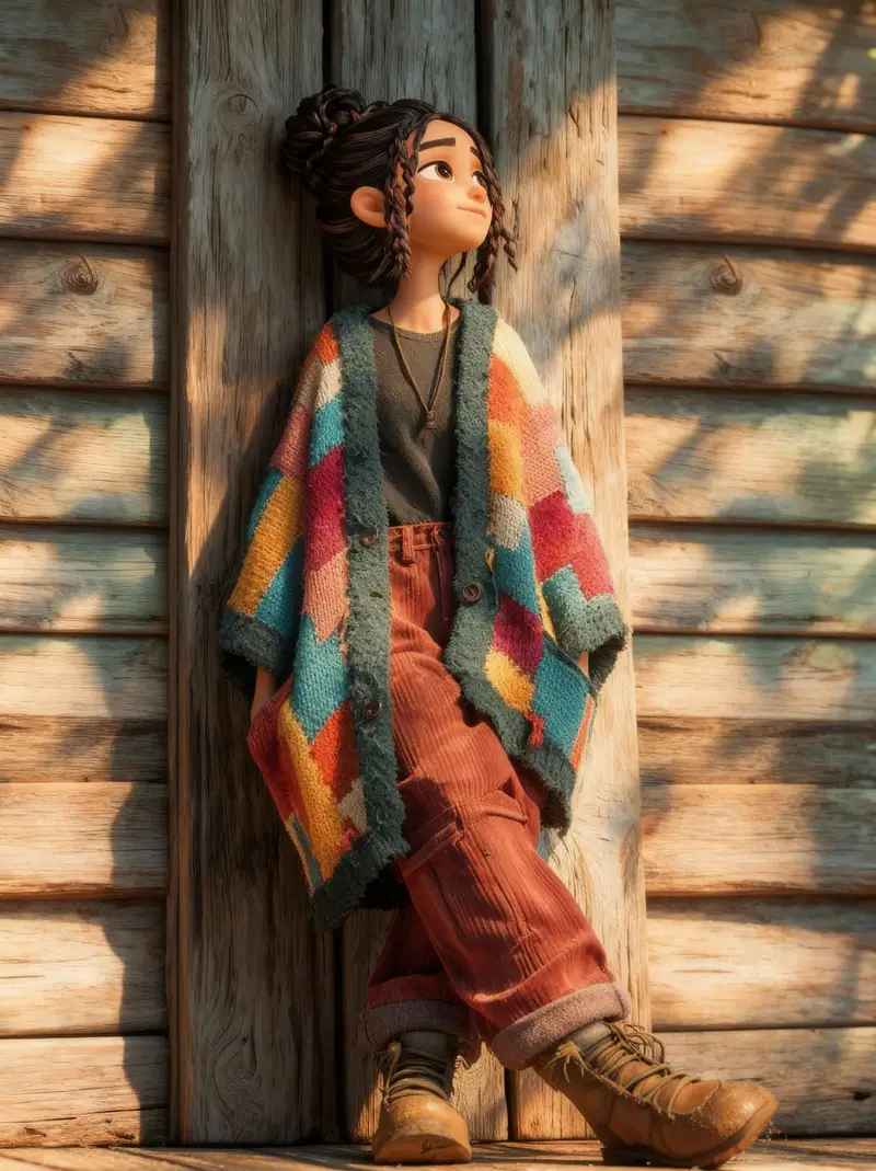 Preview of Cinematic Pixar-Style Girl Portrait Prompt
