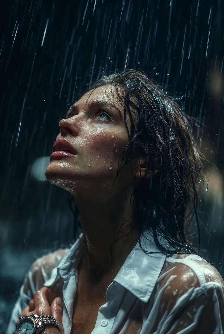 Preview of Hyper-Realistic Cinematic Night Rain Portrait JSON Prompt