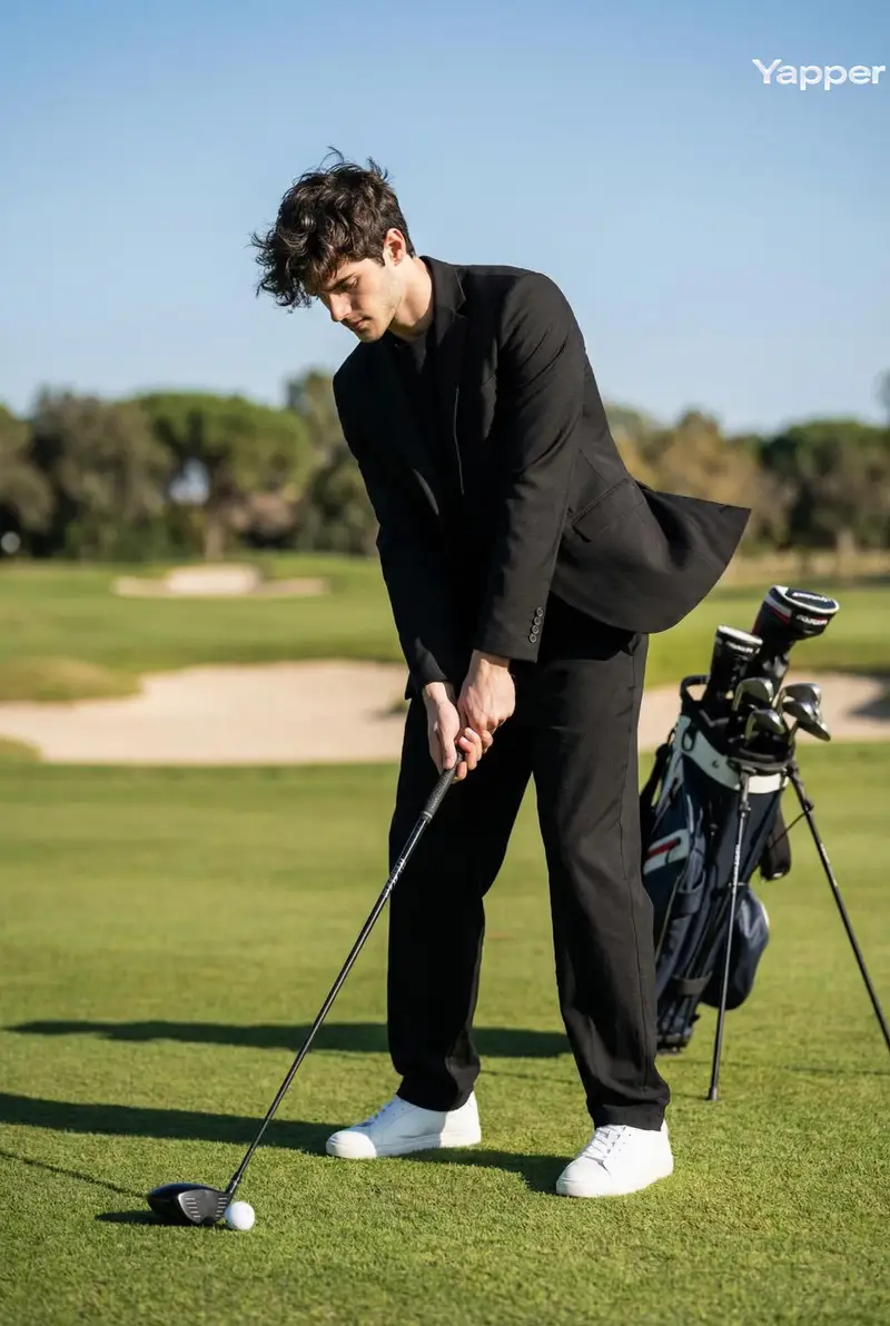 Preview of Cinematic Portrait of a Golfer