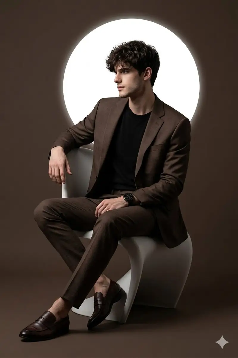Preview of Cinematic Studio Portrait with Reference Photo Consistency