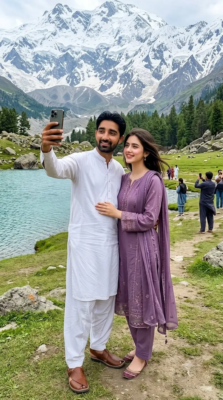 Preview of South Asian Couple Skardu Travel Photo