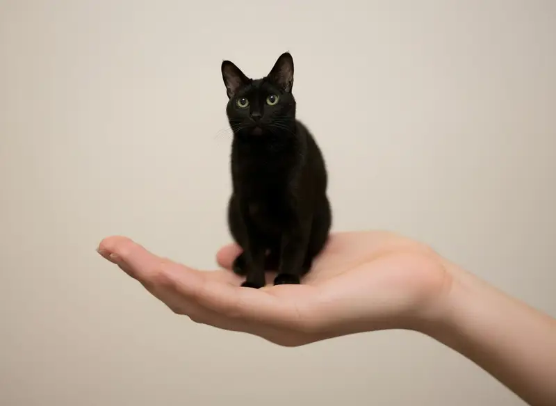 Preview of Miniature Pet on Palm Prompt for Image Generation