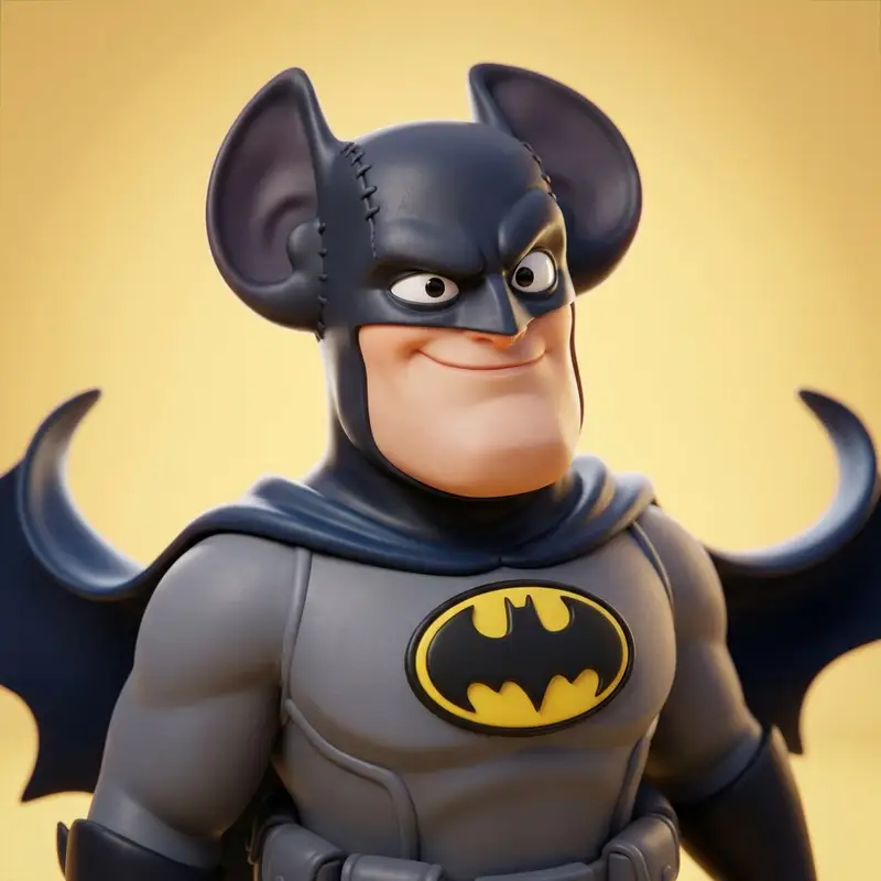 Preview of 3D CGI Big-Head Cartoon of Harry Potter