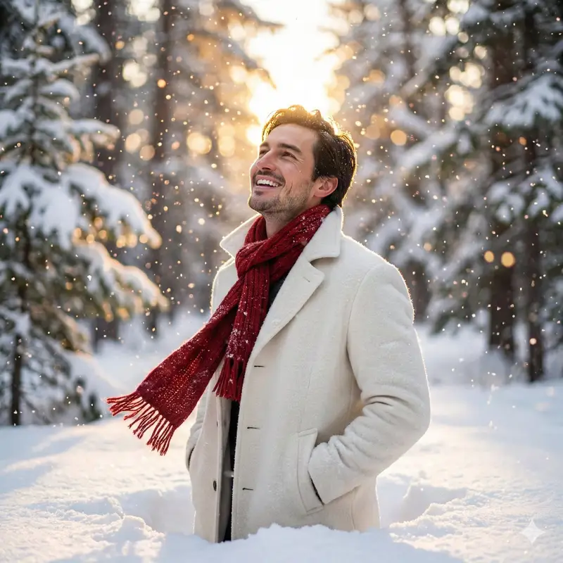 Preview of Ultra-Realistic Winter Portrait with Face Lock Prompt