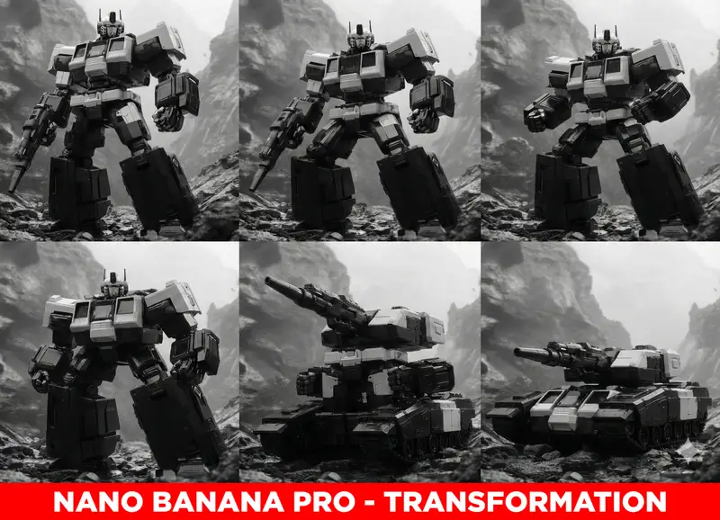 Preview of Midjourney Prompt for Transformers