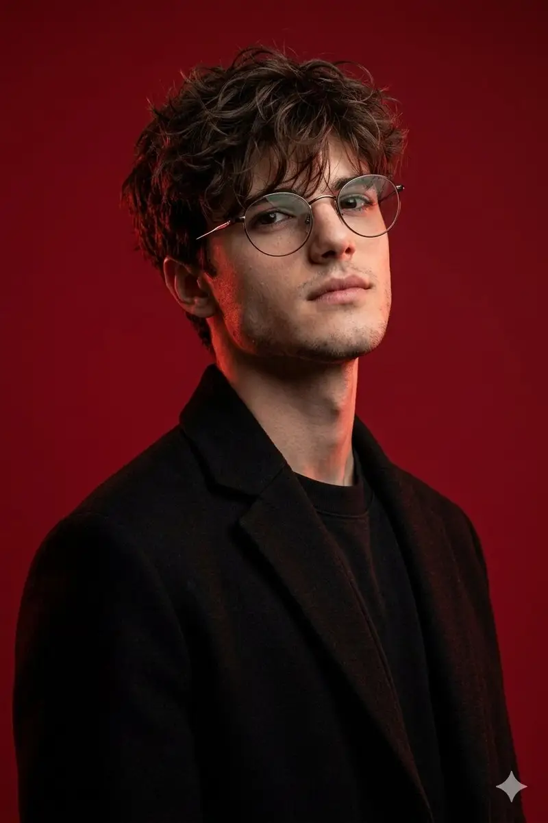 Preview of Brutal Studio Red Backdrop Portrait