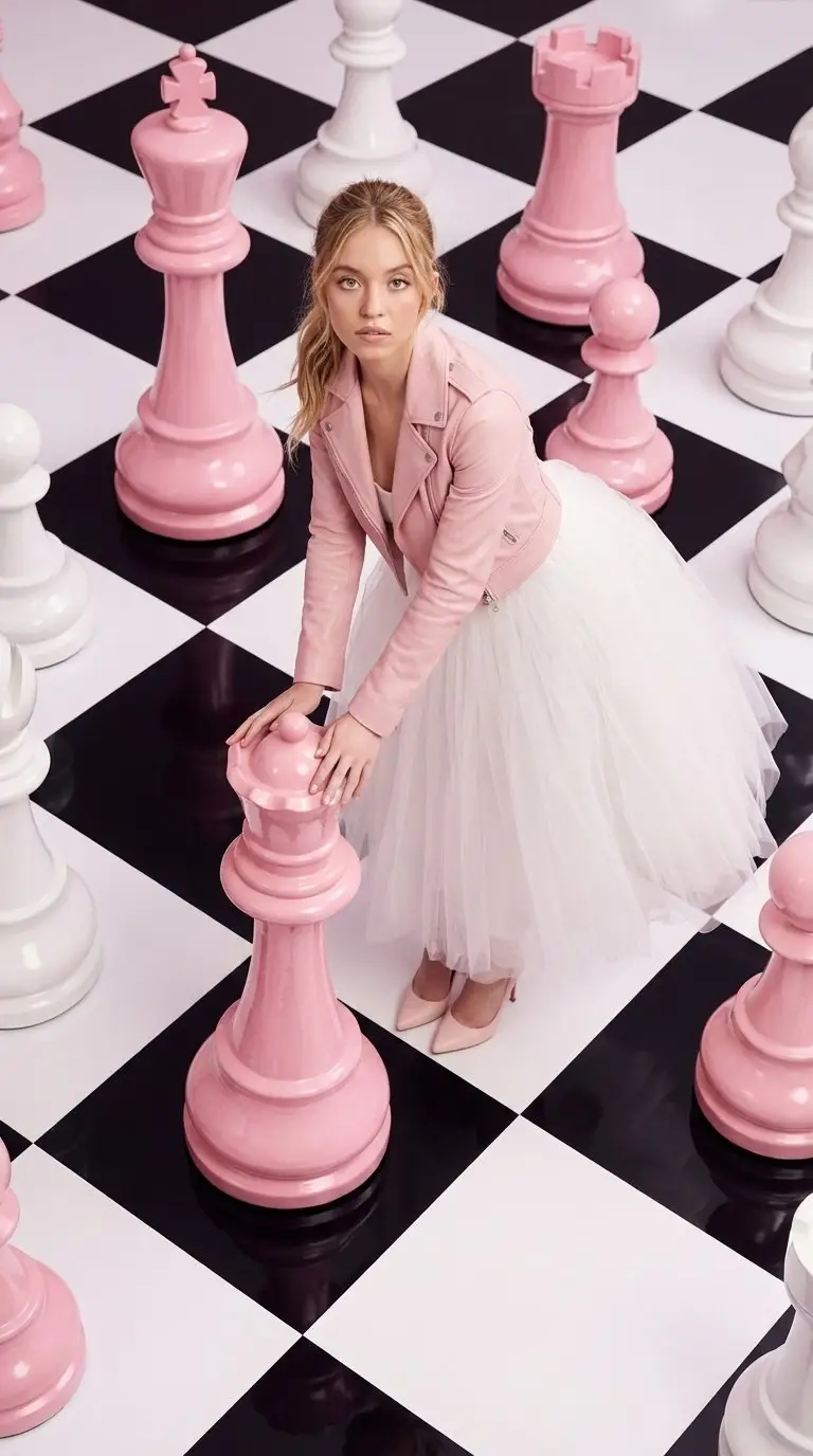 پیش‌نمایش High-Fashion Surreal Chessboard Editorial
