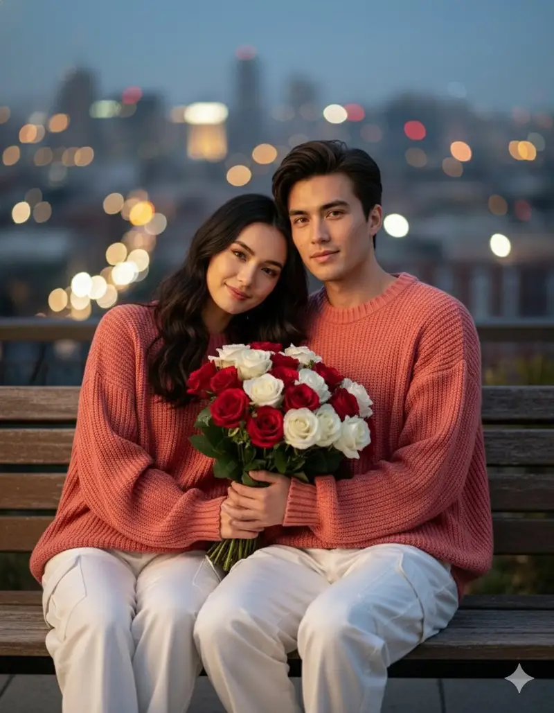 پیش‌نمایش Three Cinematic Couple Photoshoot Prompts
