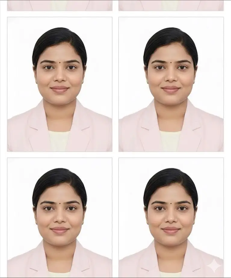 Preview of Passport Photo Grid Generation