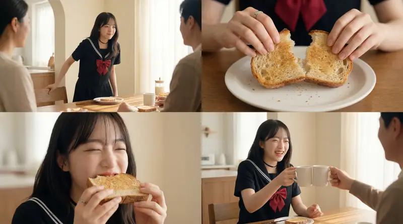 Preview of Cinematic Breakfast Scene