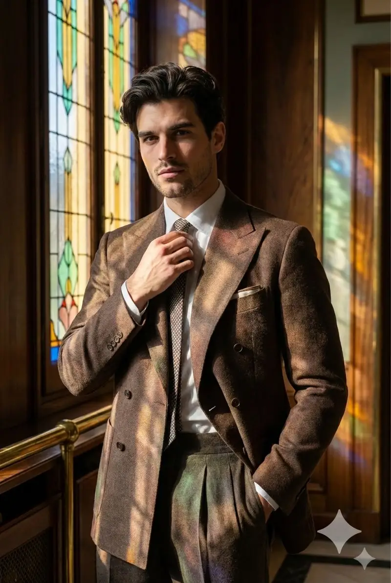Preview of Retro Art Deco Editorial Portrait