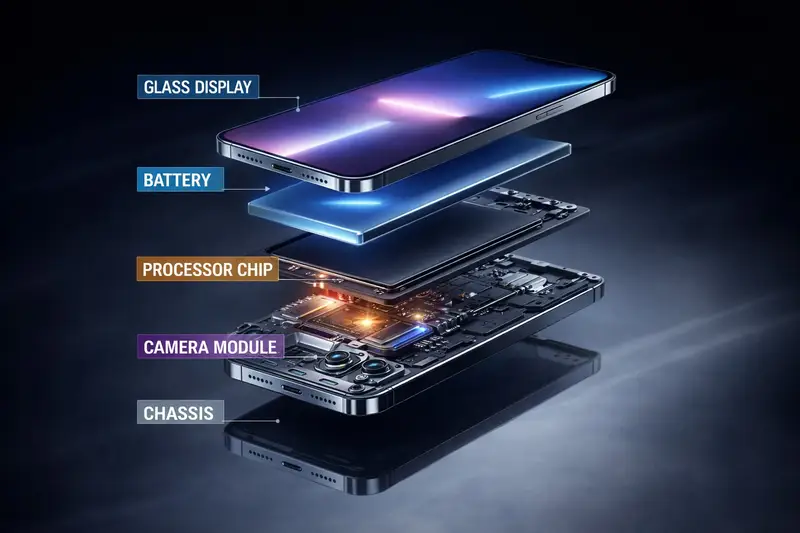 Preview of Ultra-Premium Futuristic Smartphone Product Photo