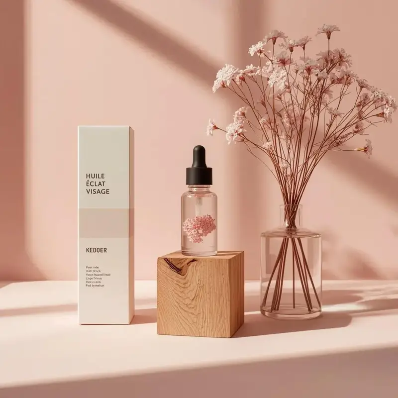 Preview of Minimalist Skincare Product Studio Photography Prompt