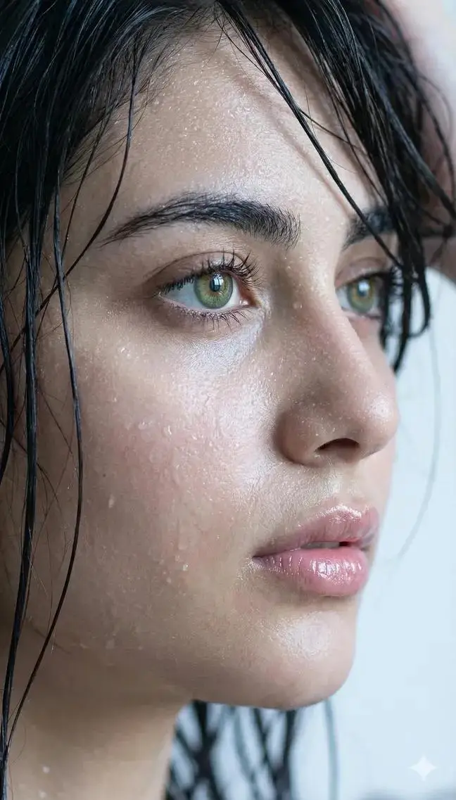 Preview of Extreme Wet Close-Up Portrait · 2