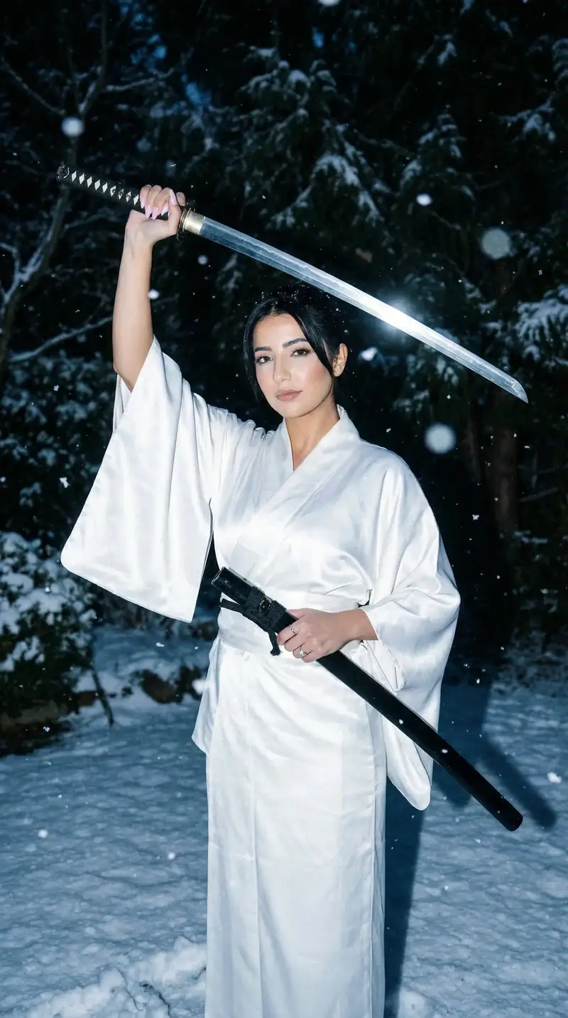 Preview of Ultra-Cinematic Winter Samurai Portrait