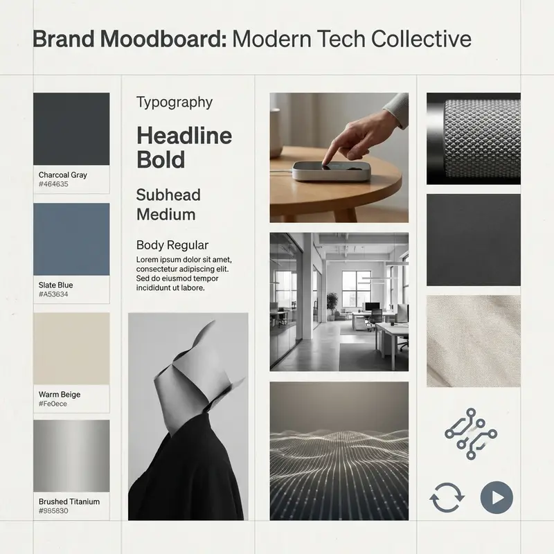 Preview of Designer-Grade Brand Moodboard Generation Prompt
