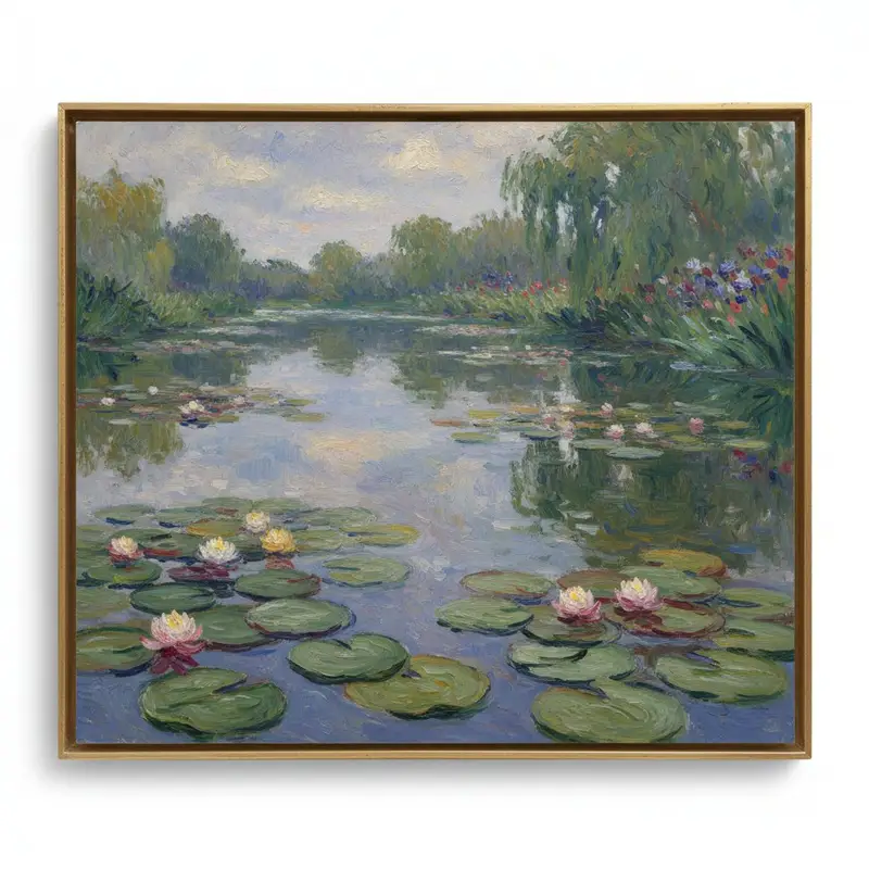 Preview of Image Generation Prompt: Monet's Water Lilies Style