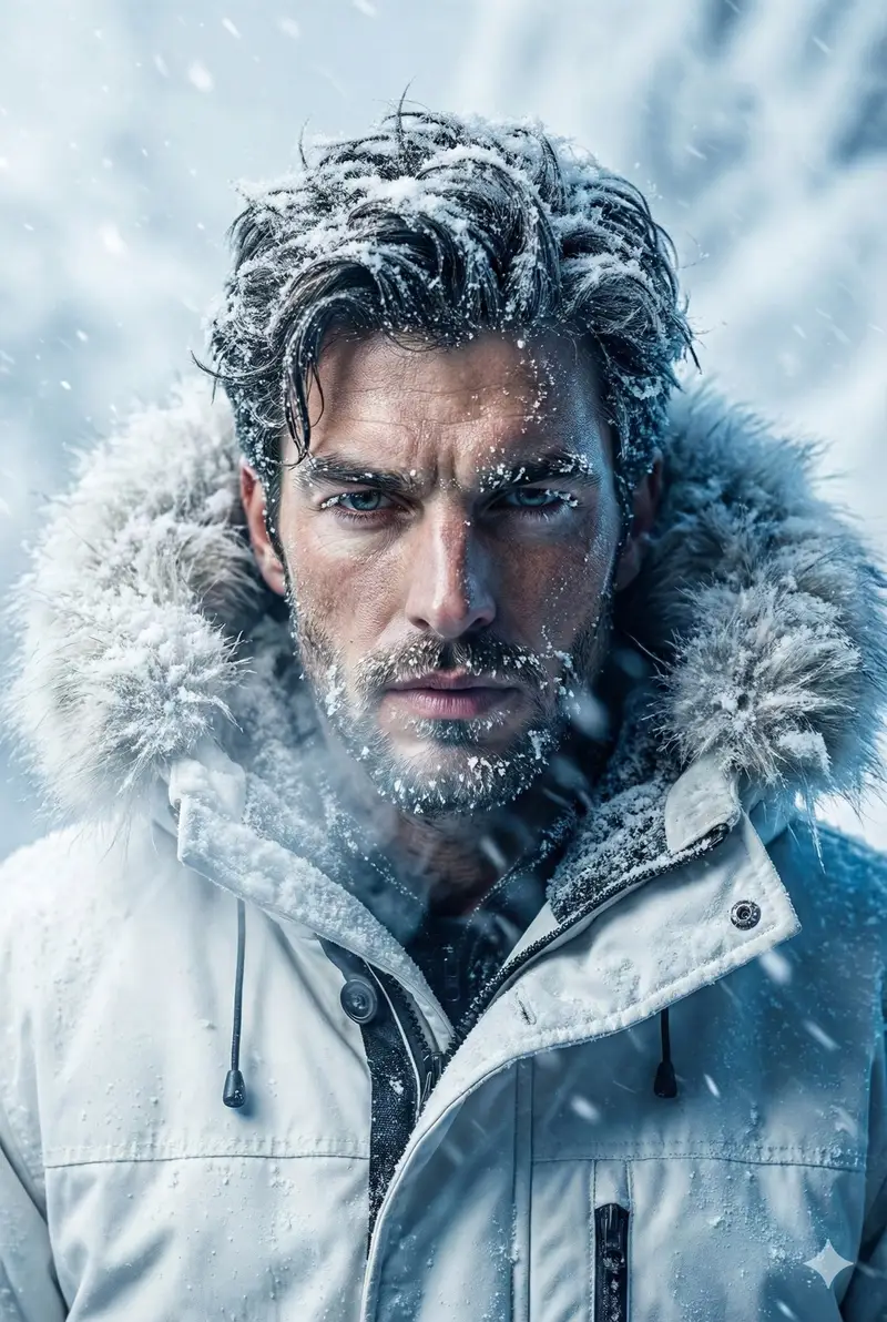 Preview of Arctic Explorer Close-Up Portrait