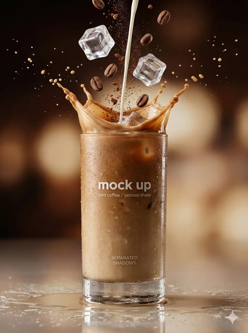 پیش‌نمایش Hyper-Realistic Commercial Beverage Photography