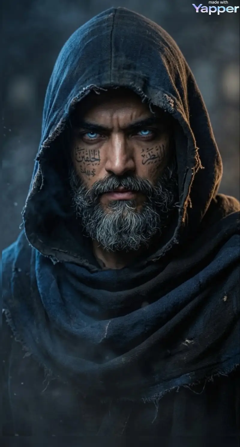 Preview of Cinematic Portrait of a Mysterious Hooded Warrior