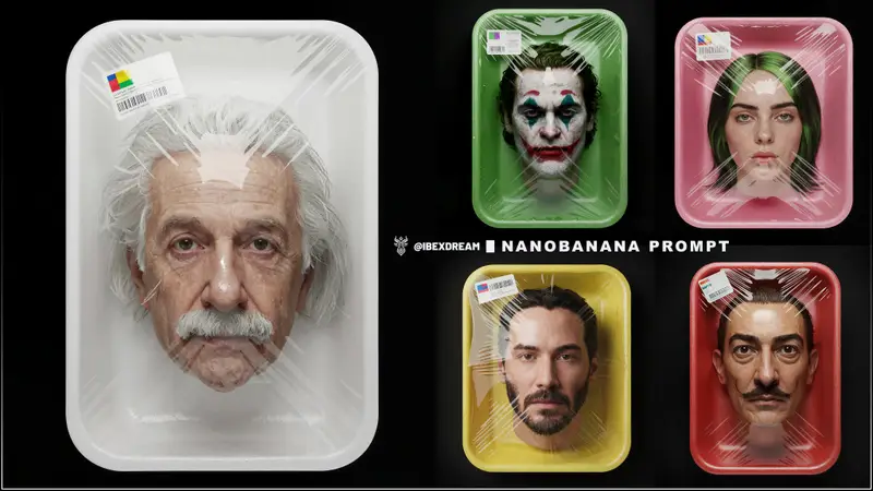Preview of Surreal Supermarket Package Product Shot Prompt