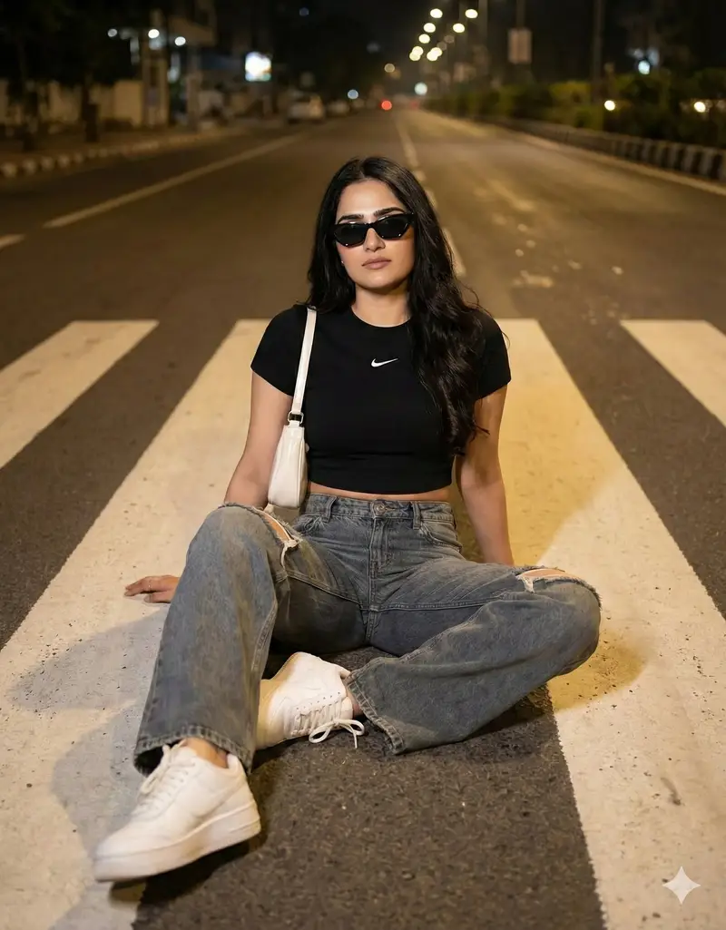 Preview of Cinematic Urban Street Portrait with Identity Lock