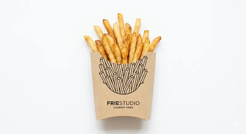 Preview of Minimalist Food Illustration and Photorealism Blend