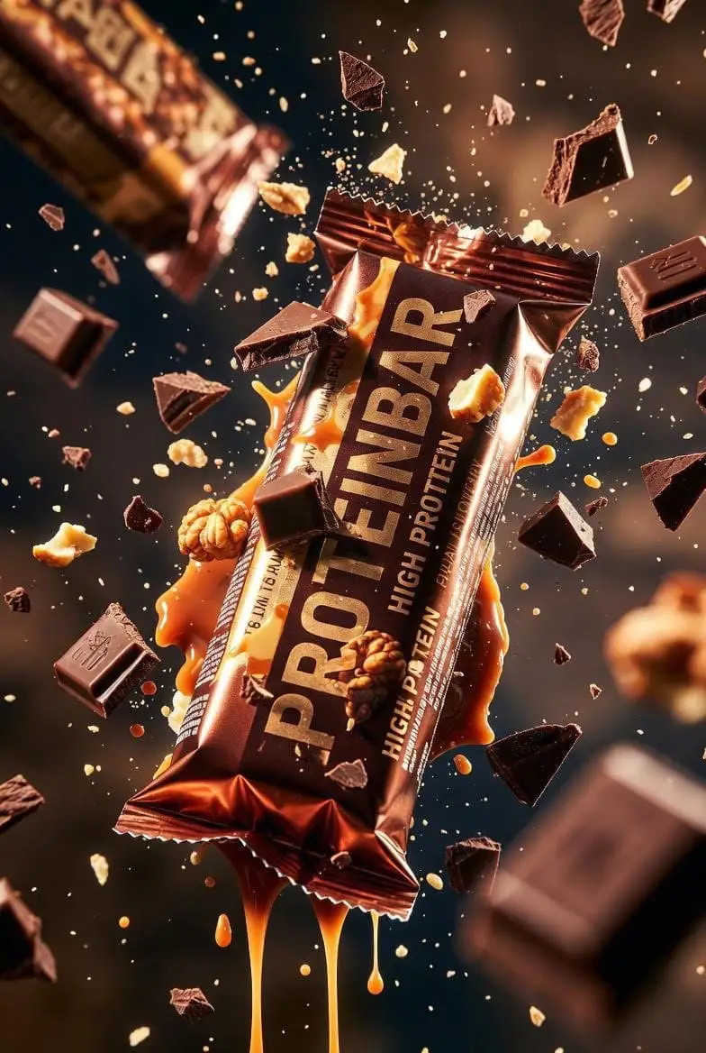 Preview of Ultra-cinematic Protein Bar Product Photography