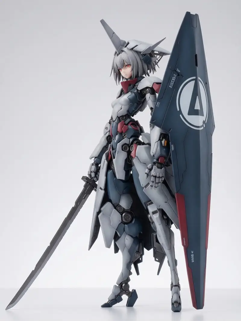 Preview of KNIGHT MECHA GIRL Figure Concept
