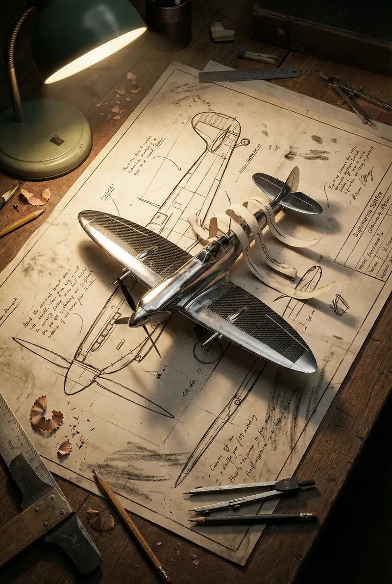 پیش‌نمایش Blueprint to 3D Chrome Manifestation Prompt