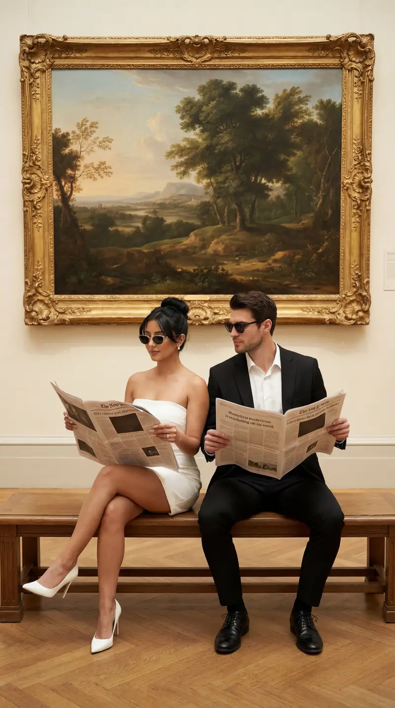 پیش‌نمایش Structured JSON Prompt for Luxury Couple Editorial Campaign