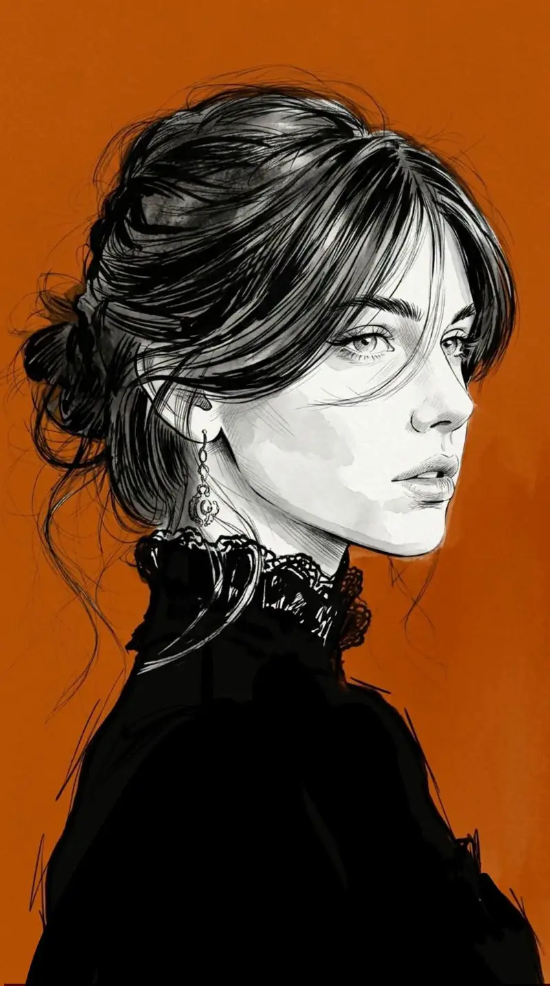Preview of Minimalist Editorial Fashion Sketch