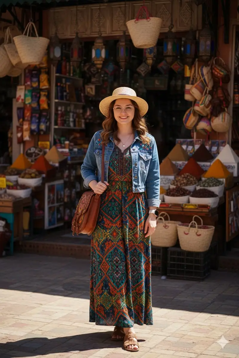 پیش‌نمایش High-Fidelity Moroccan Souk Portrait