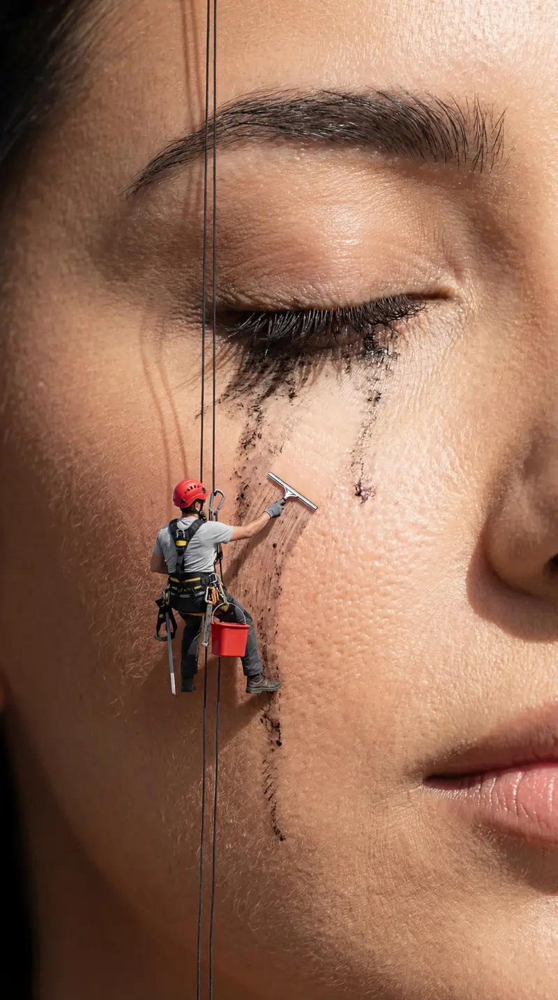 پیش‌نمایش Surreal Macro Beauty Ad Concept