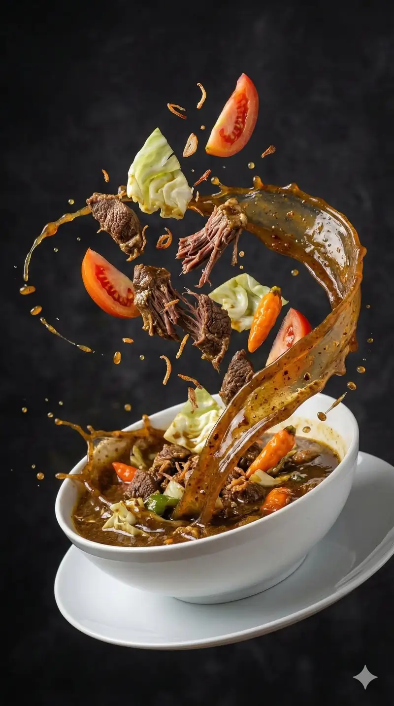 Preview of High-Speed Food Photography of Exploding Asian Soup