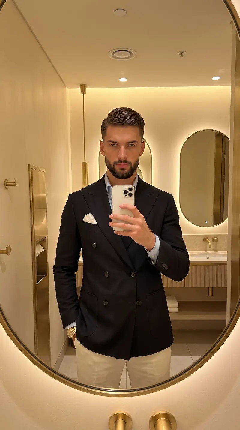 پیش‌نمایش Gentleman's Editorial Mirror Selfie