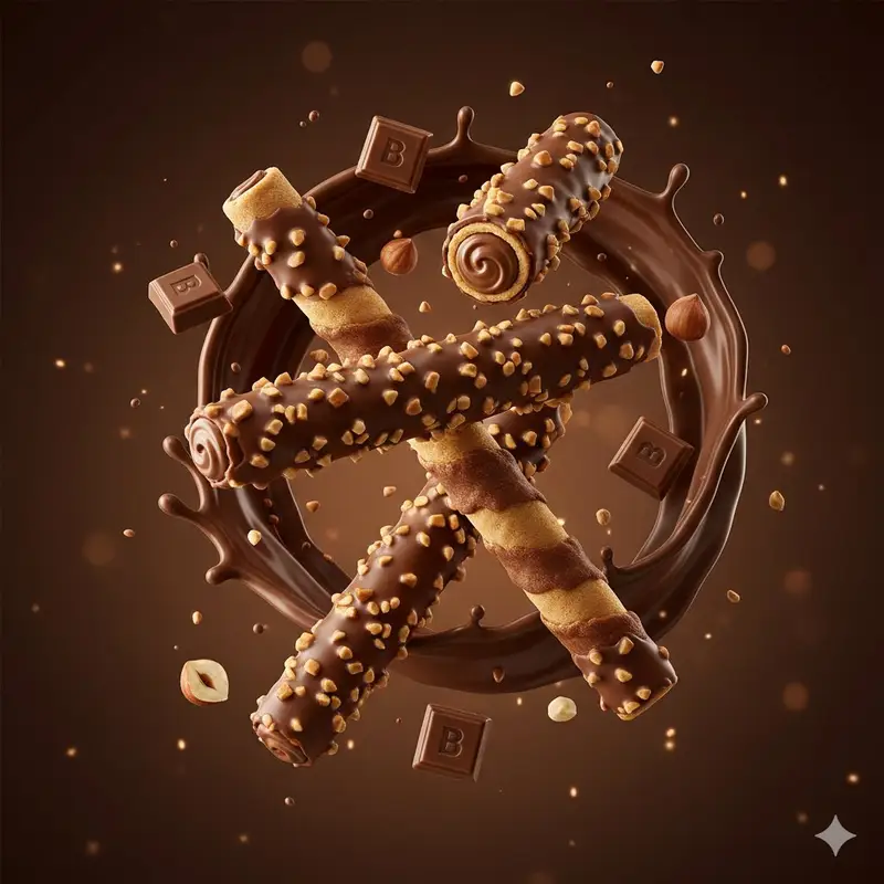پیش‌نمایش Product Render Config: Chocolate Wafer Hazelnut Edition