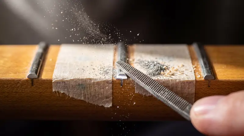 پیش‌نمایش Macro Guitar Fret Dressing