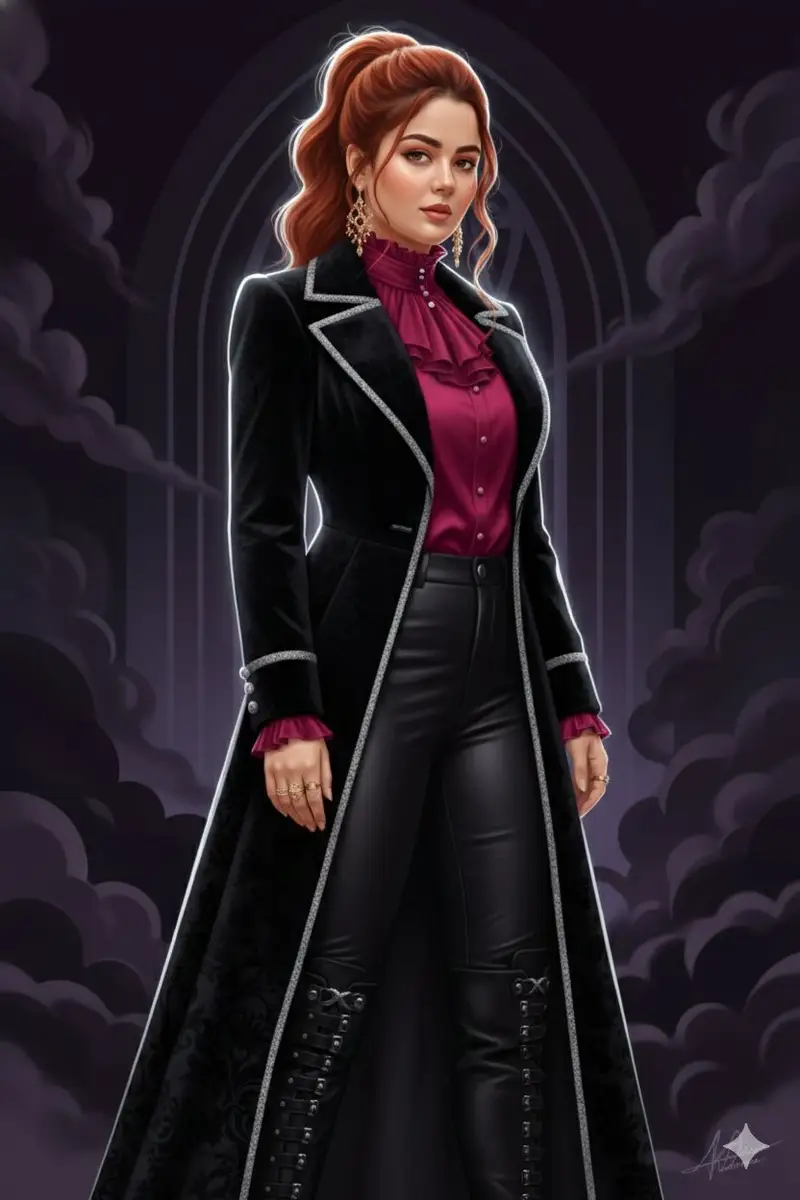 پیش‌نمایش Dark Gothic Cinematic Illustration from Reference