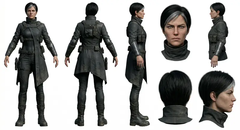 Preview of Photoreal Character Reference Sheet Prompt for Nano Banana Pro