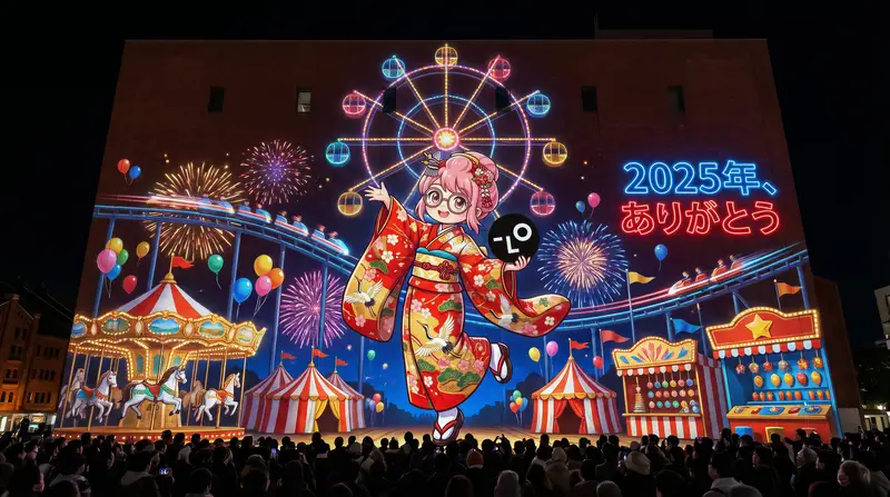 Preview of New Year's Eve Projection Mapping on Skyscraper Prompt