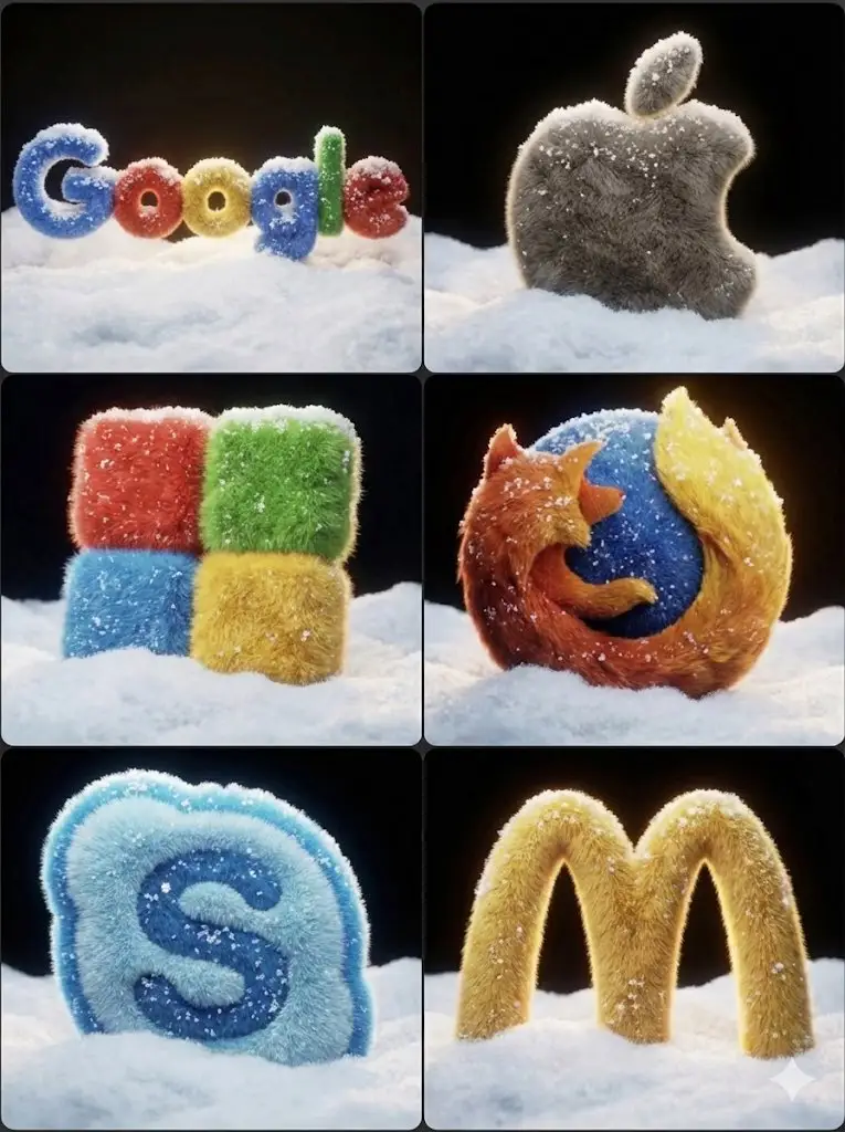 Preview of 3D Fluffy Logo Transformation