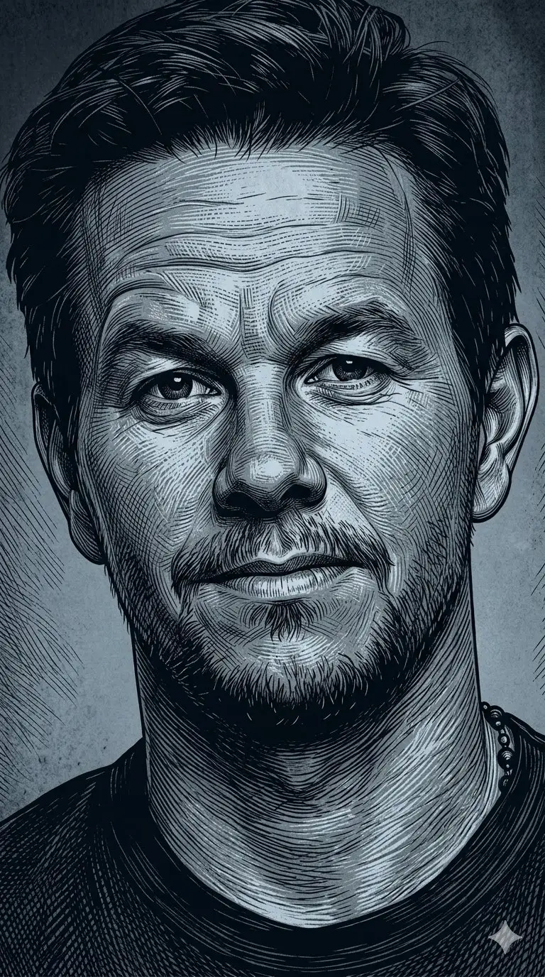 Preview of Dark Monochrome Illustration Style Prompt with Reference Photo