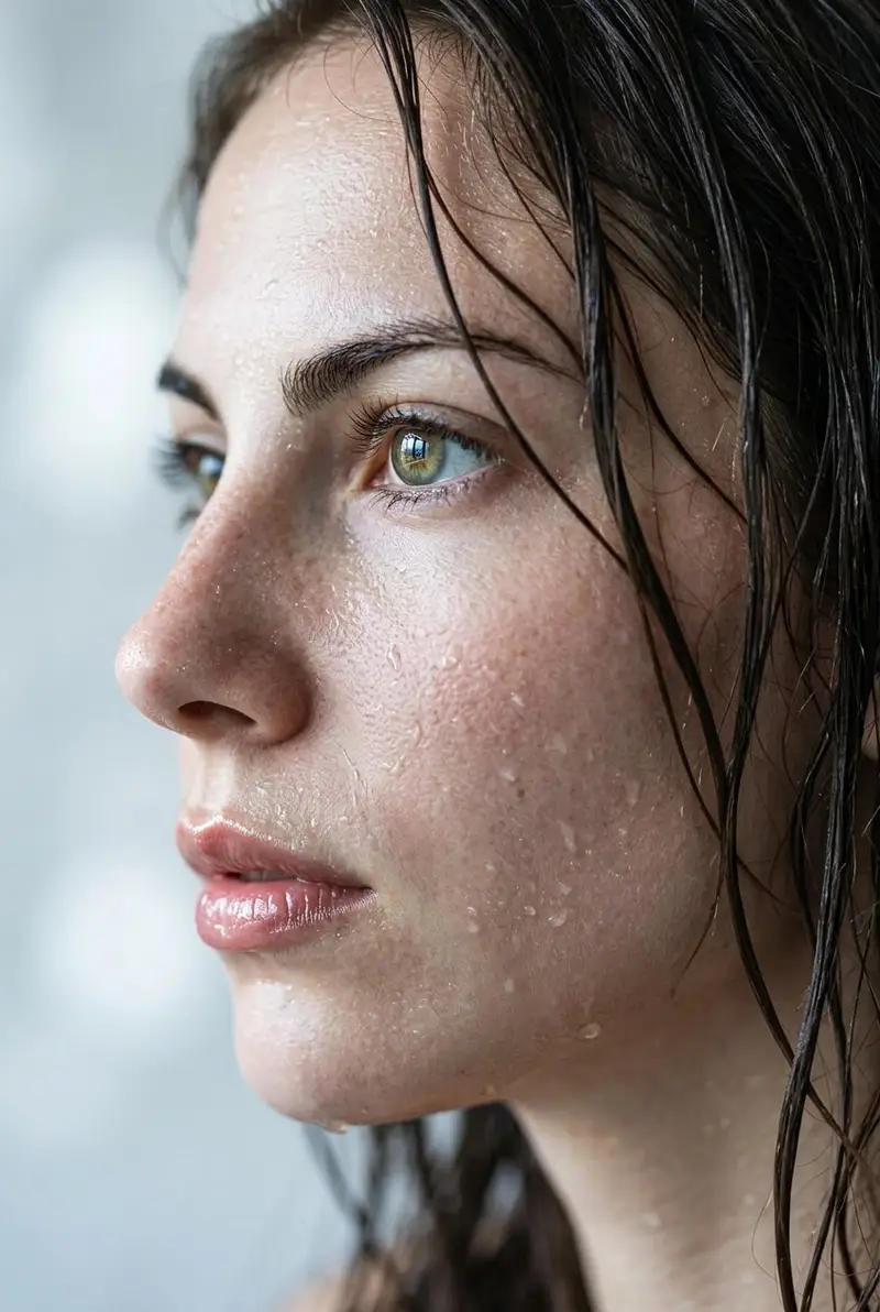 Preview of Extreme Wet Close-up Portrait
