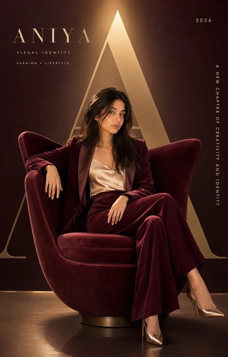پیش‌نمایش Luxury Fashion Editorial Magazine Cover