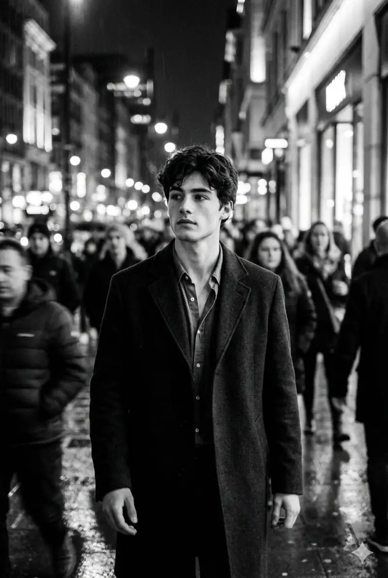 Preview of Black and White Cinematic Motion Portrait