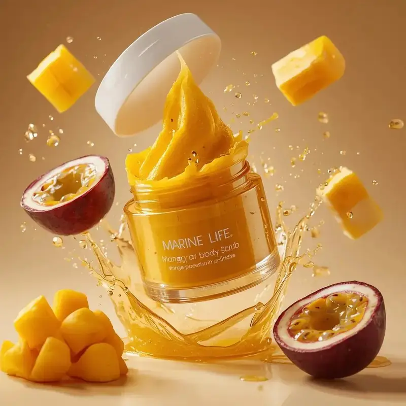 پیش‌نمایش Exploding Cosmetic Jar Product Photography